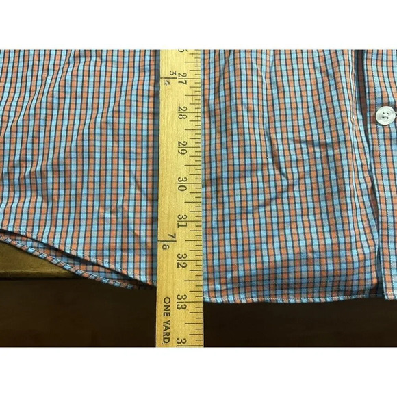 Duluth Trading Plaid Shirt Mens XL Tall Long Sleeve Button Down Wrinklefighter - Picture 3 of 9